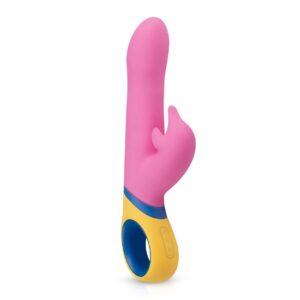 Copy Dolphin - nabíjecí vibrátor s rotační hlavicí a ramínkem na klitoris