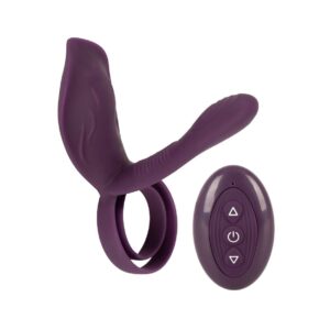 Couples Vibrator 2 Couples Choice kombinuje kroužek na penis/varlata s velmi flexibilním vibrátorem