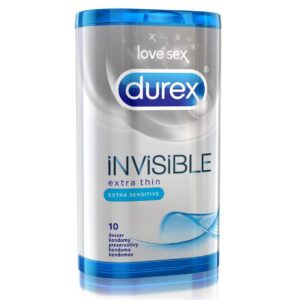 Durex Invisible – extra sensitívne kondómy (10ks)