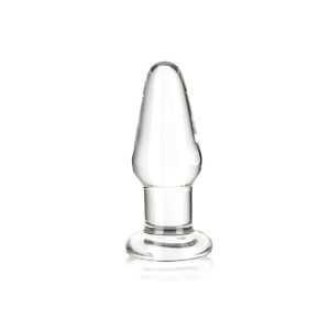 GLASTOY Butt Plug – klasické sklenené análne dildo 8