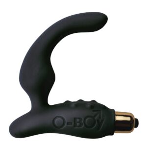 Rock Off O Boy 7 - vibrátor na prostatu (čierny)