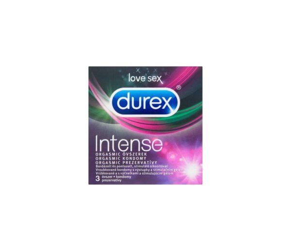 Durex Intense Orgasmic kondomy (3ks) pro bezpečný sex