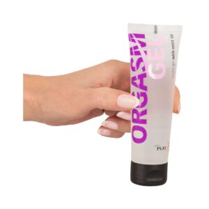 Intimní orgasmový gel pro ženy Just Play s kvalitním mátovým olejem pro erotické masáže.