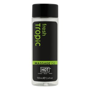 HOT masážní olej - čerstvý tropický (100 ml)