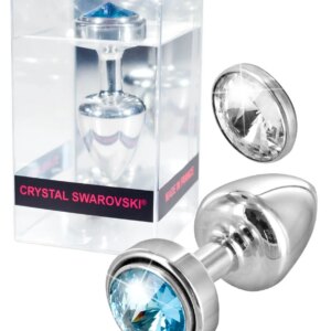 Kolík z hliníku se dvěma vyměnitelnými krystaly Swarovski - ANNI by Diogol Magnet T1