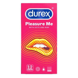 Kvalitní kondomy Durex PleasureMe se stimulujícím povrchem masíruje stěny vagíny
