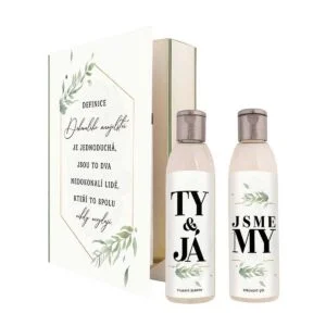 Bohemia Gifts Ty & Já sprchový gel 200 ml + vlasový šampon 200 ml dárková sada