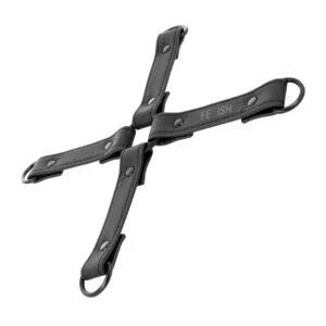 Bondážní kříž FETISH SUBMISSIVE Hog Tie Vegan Leather