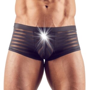 Boxerky Svenjoyment s pruhy černé XL