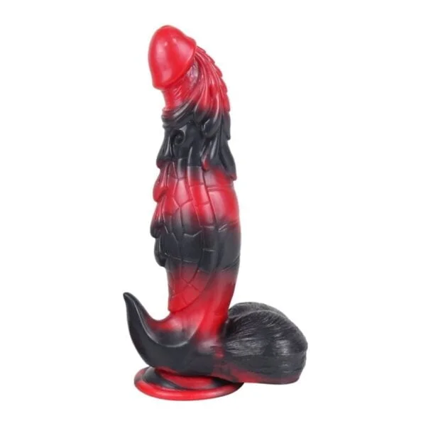 Dildo MONSTERED Alien Reptorix Dildo černočervené
