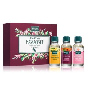 Kneipp masážní olej Mandlové květy 20 ml + masážní olej Divoká růže 20 ml + masážní olej Ylang-ylang 20 ml dárková sada