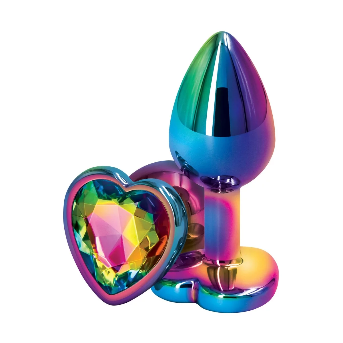 Kolík anální NS Novelties Rear Assets Multicolor Heart S