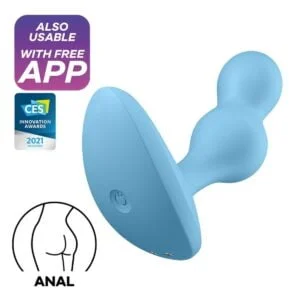 Kolík anální SATISFYER DEEP DIVER modrý