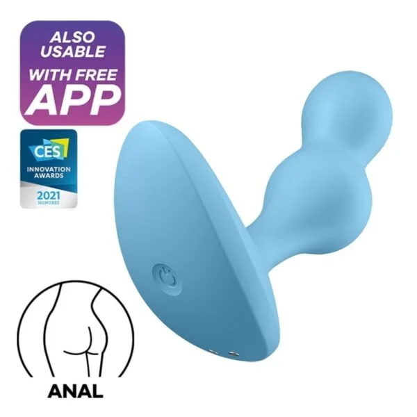 Kolík anální SATISFYER DEEP DIVER modrý