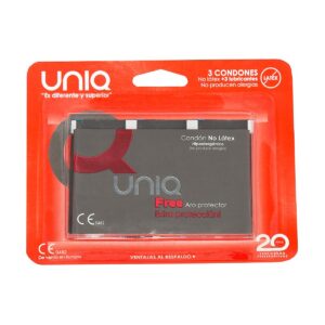 Kondom UNIQ FREE 3 ks