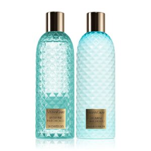 Kosmetická sada péče o tělo Vivian Gray Gemstone Jasmine & Patchouli 2 x 300 ml