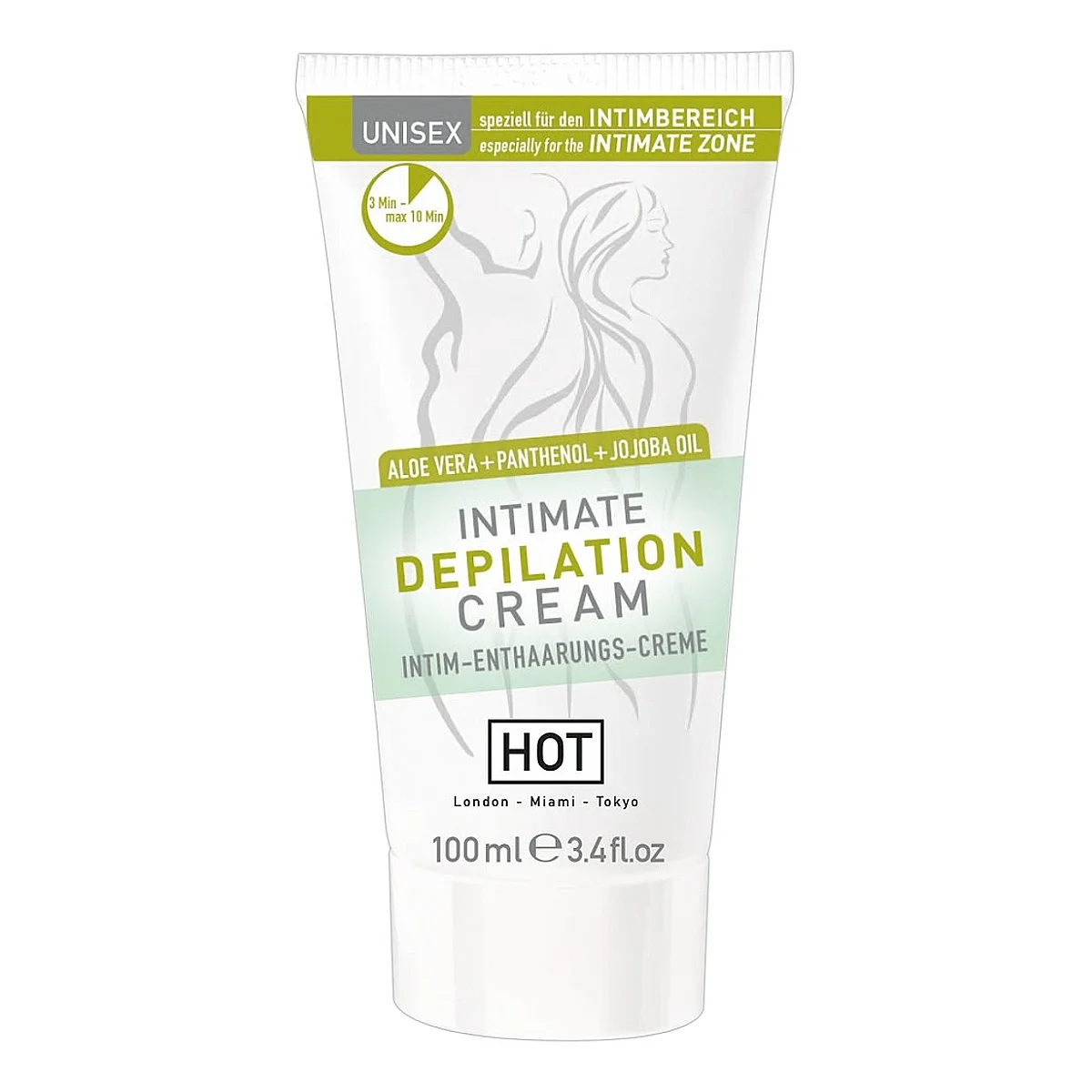 Krém HOT Intimate Depilation Cream Unisex 100 ml