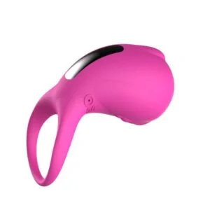 Kroužek na penis YEQU SHARK pink