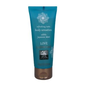 Lubrikační gel HOT Shiatsu Love Japanese mint jedlý 75 ml