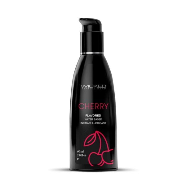 Lubrikační gel WICKED AQUA Cherry Flavored 60 ml