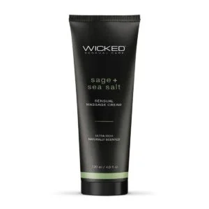Masážní krém WICKED Sage + Sea Salt Scented 120 ml