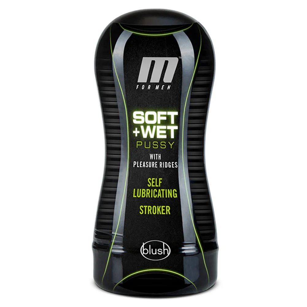 Masturbátor Blush M FOR MEN SOFT AND WET Pussy flesh green