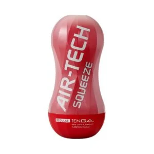Masturbátor TENGA AIR Tech SQUEEZE Regular červený