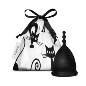 Menstruační kalíšek LadyCup Revolution Černá kočka vel. S