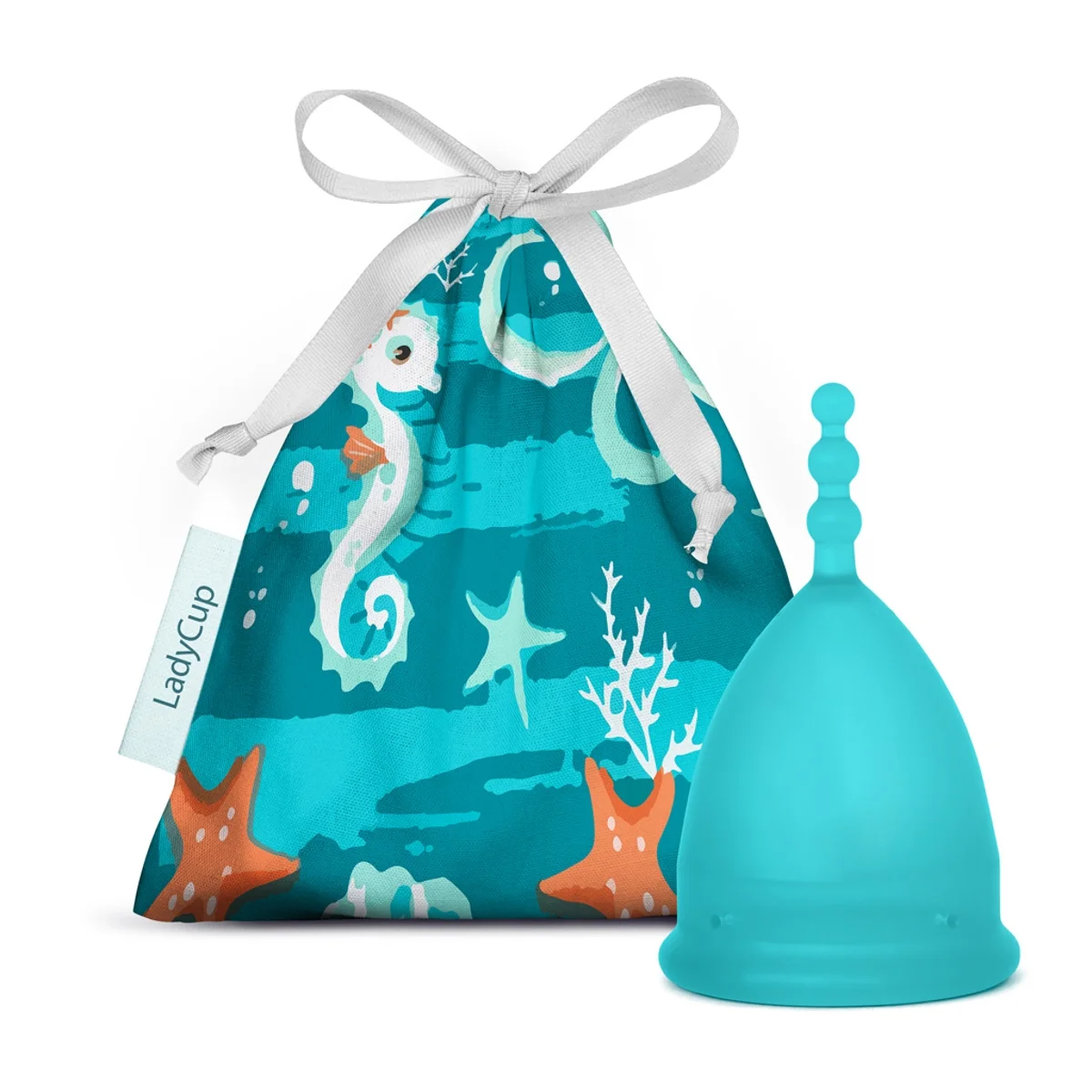 Menstruační kalíšek LadyCup Revolution Modrá hvězdice vel. L