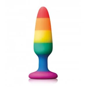 NS Novelties Pleasure Plug Rainbow Small