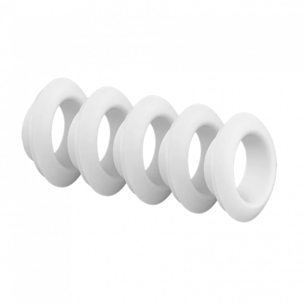 Náhradní hlavice SATISFYER DELUXE sada 5 ks bílé