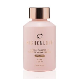 Olej masážní HIGH ON LOVE Sensual CBD Sugar 100 ml