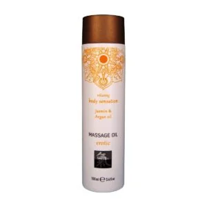 Olej masážní HOT Shiatsu erotic Jasmin & Argan oil 100 ml