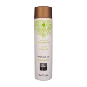 Olej masážní HOT Shiatsu stimulation Lotus & Coconut oil 100 ml