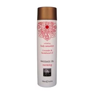 Olej masážní HOT Shiatsu warming Coriander & Sandalwood oil 100 ml