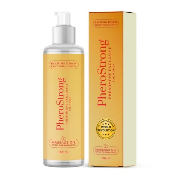 Olej masážní PheroStrong Exclusive s feromony pro ženy 100 ml