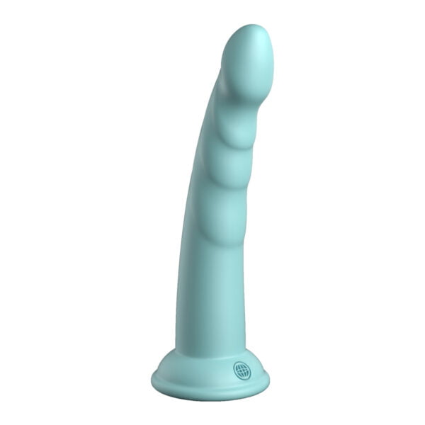 Dildo Pipedream Dillio Platinum Slim Seven tyrkysové