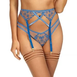 Podvazkový pás Ewa Bien Carmen C606 modrý M