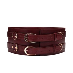 Postroj Liebe Seele Wine Red Waist Cuff vínový S