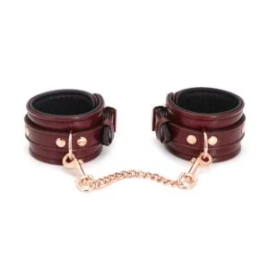 Pouta na nohy Liebe Seele Wine Red Anklecuffs vínové