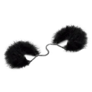 Pouta na ruce BIJOUX INDISCRETS ZA ZA ZU FEATHER HANDCUFFS černé
