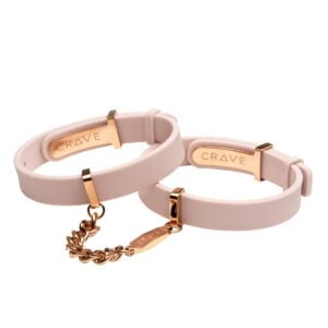 Pouta na ruce CRAVE - ID CUFFS PINK-ROSE GOLD