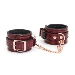 Pouta na ruce Liebe Seele Wine Red Handcuffs vínové