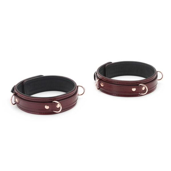 Pouta na stehna Liebe Seele Wine Red Thigh Cuffs vínové L