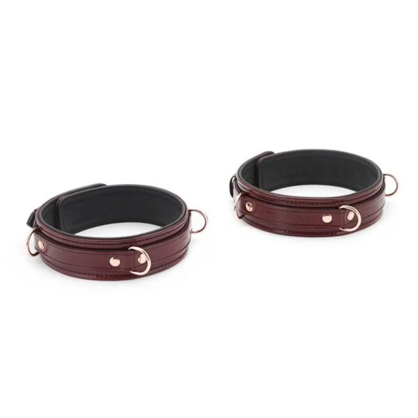 Pouta na stehna Liebe Seele Wine Red Thigh Cuffs vínové L