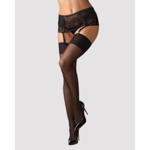 Punčochy Obsessive S800 černé S-M