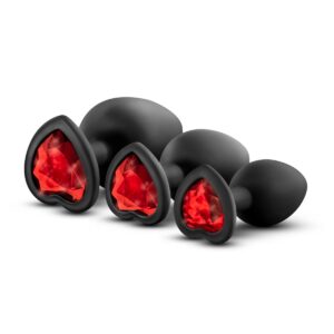 Sada Blush Luxe BLING PLUGS TRAINING KIT red GEMS