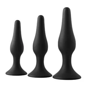 Sada análních kolíků Dream Toys FANTASSTIC ANAL TRAINING KIT černá