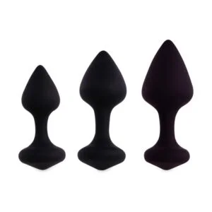 Sada análních kolíků Feelztoys BIBI 3 ks černá