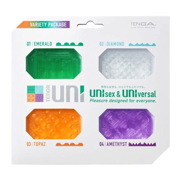 Sada masturbátorů TENGA UNI Variety Pack 4 ks